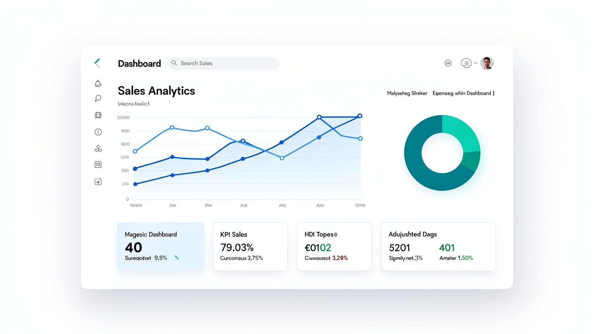 Unified business dashboard.